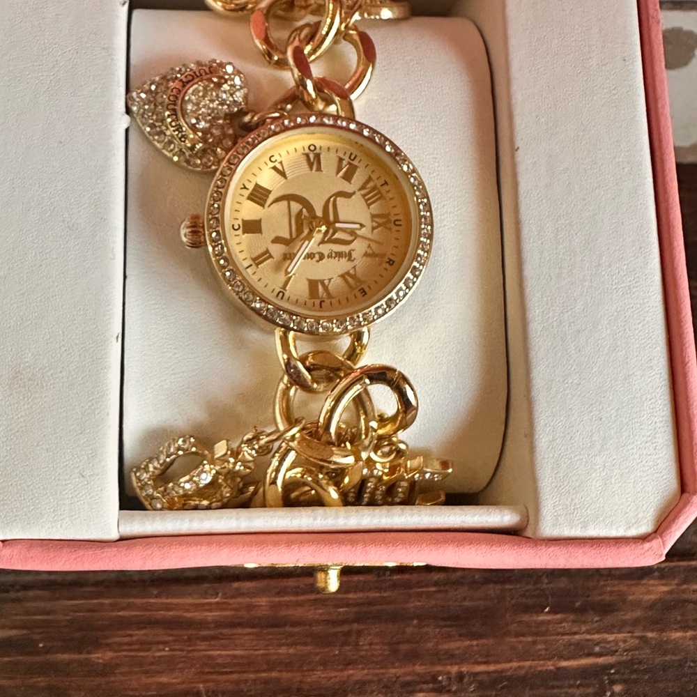 Juicy Couture Gold Ornate Watch